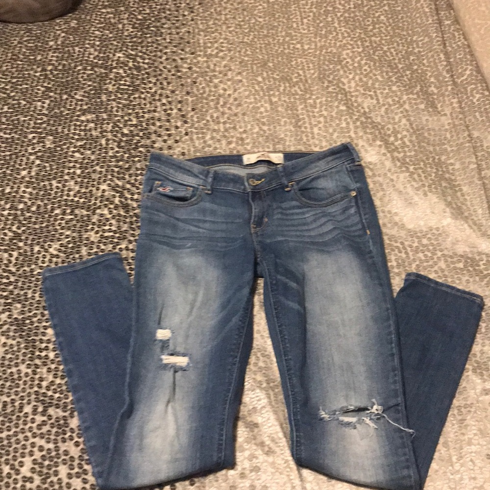 Distressed Hollister Jeans
